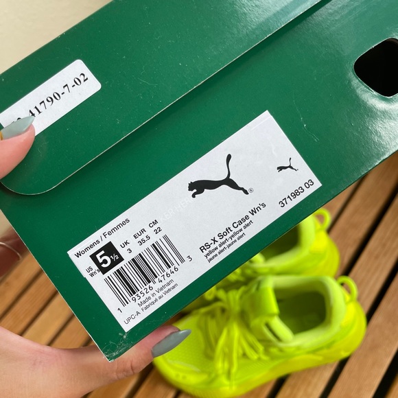 neon yellow puma rsx
